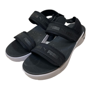 Cute Preowned PUMA Sportie Sandal Women Shoes Size 8, Color: Black/White